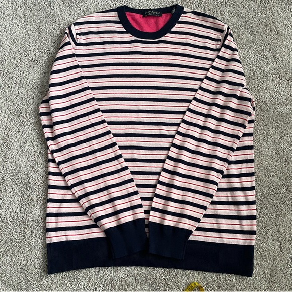 Scotch &Soda Cotton Wool Blend Striped knitted Sweater Pullover XXL BlackPink - Picture 9 of 16